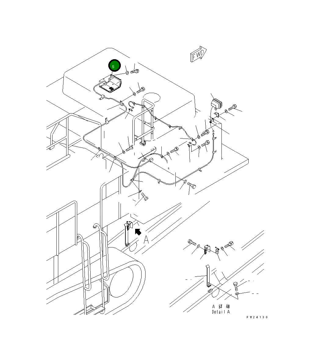 Крышка 8248-06-1390  Komatsu