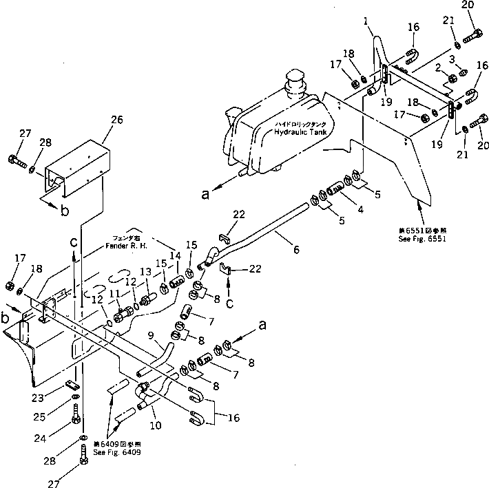 Шланг 07260-24115 Komatsu