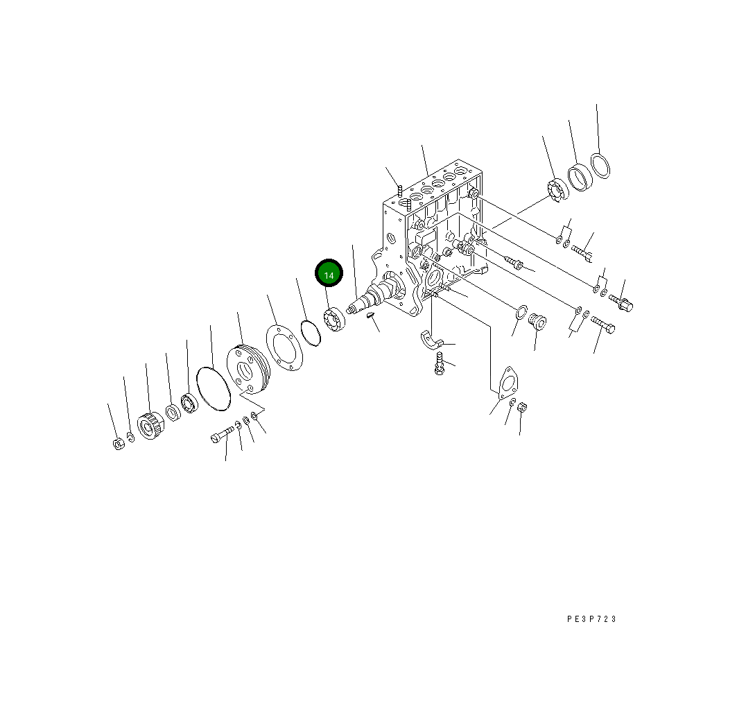 Подшипник DK016550-2230 Komatsu