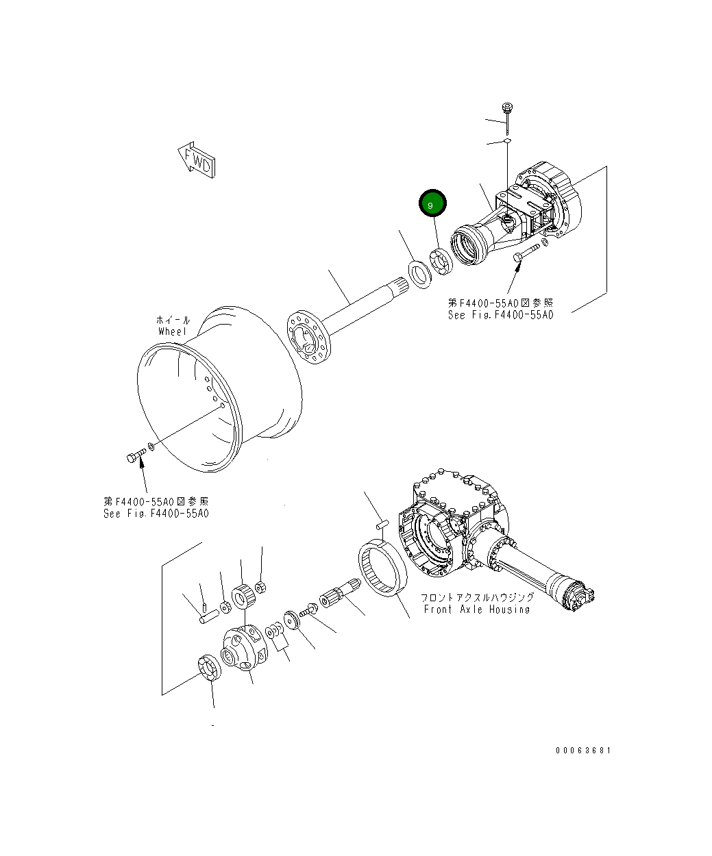 Подшипник 418-22-12850  Komatsu
