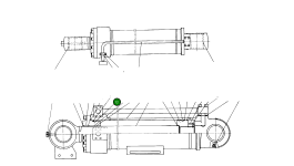 Крышка, ROD 60U237-1 Komatsu