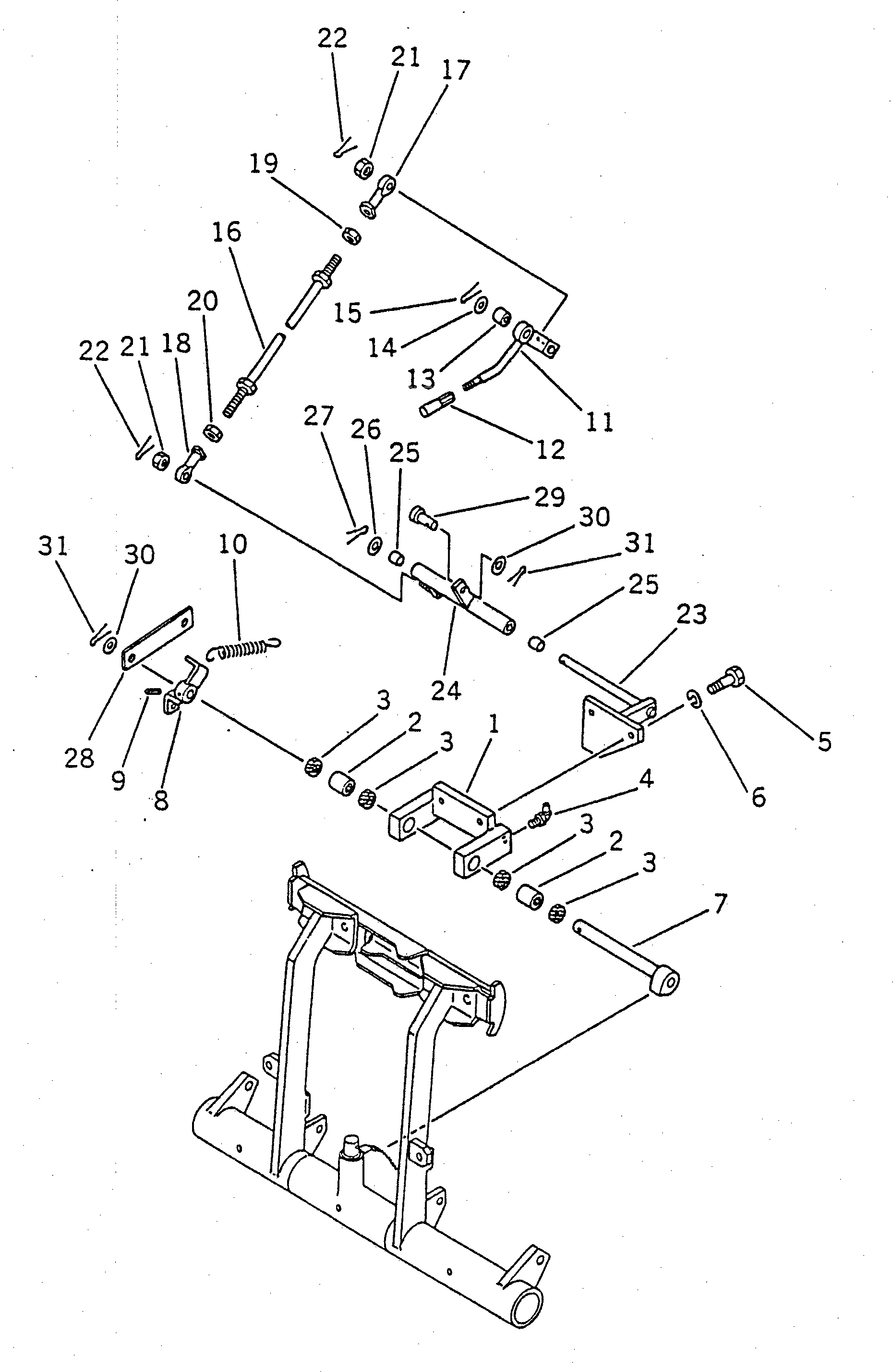Рычаг 178-43-11350 Komatsu