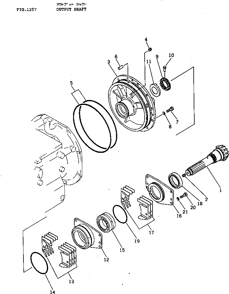 Крышка 124-15-41231  Komatsu