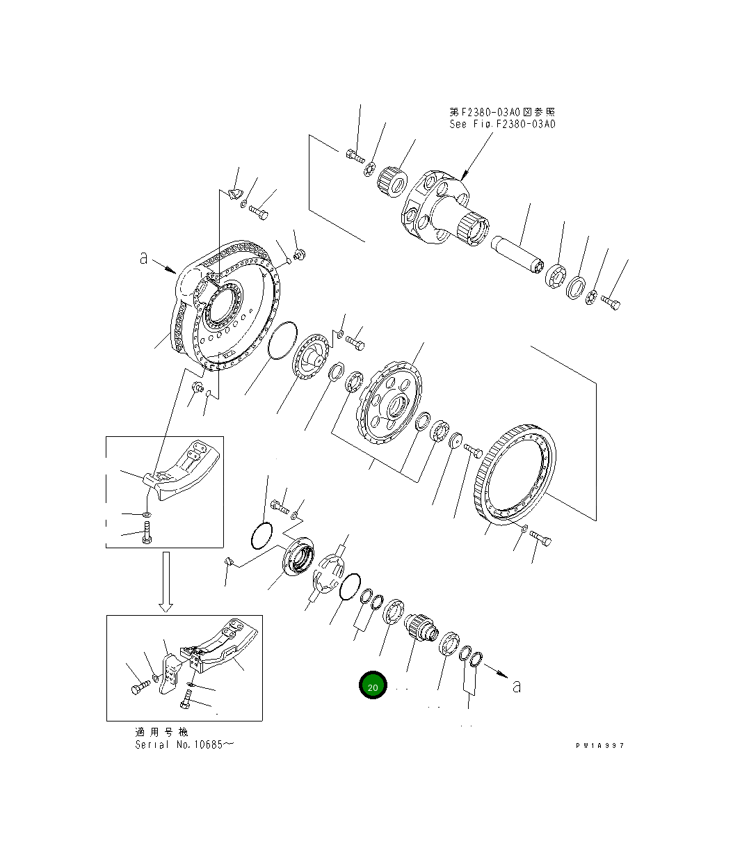 Подшипник 06002-32030 Komatsu