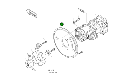 Крышка 2229-1063 Komatsu