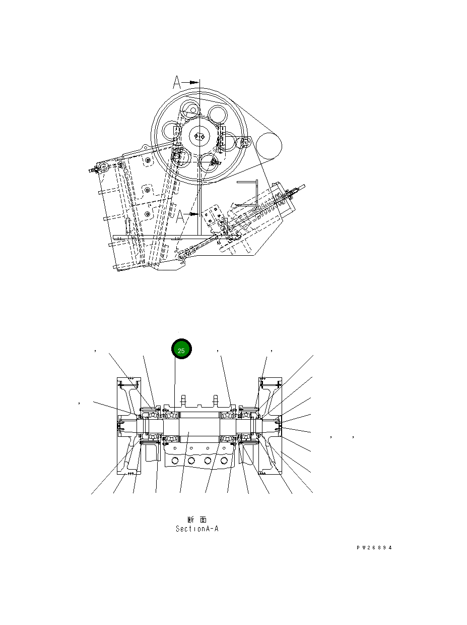 Подшипник 06330-23248  Komatsu