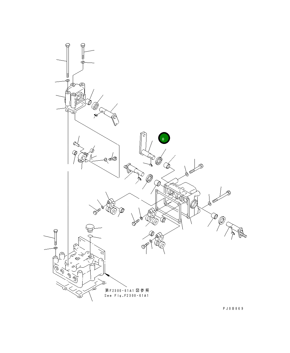Рычаг 14X-40-11761 Komatsu