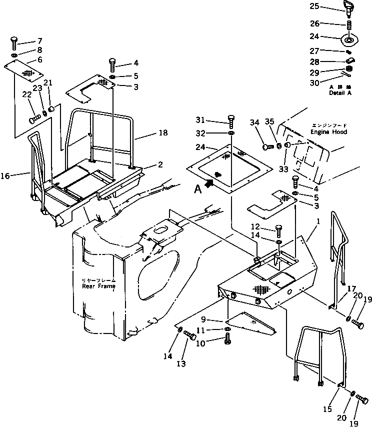Крышка 428-54-12580 Komatsu