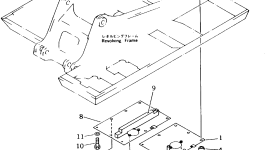 Сиденье 207-54-K1770 Komatsu