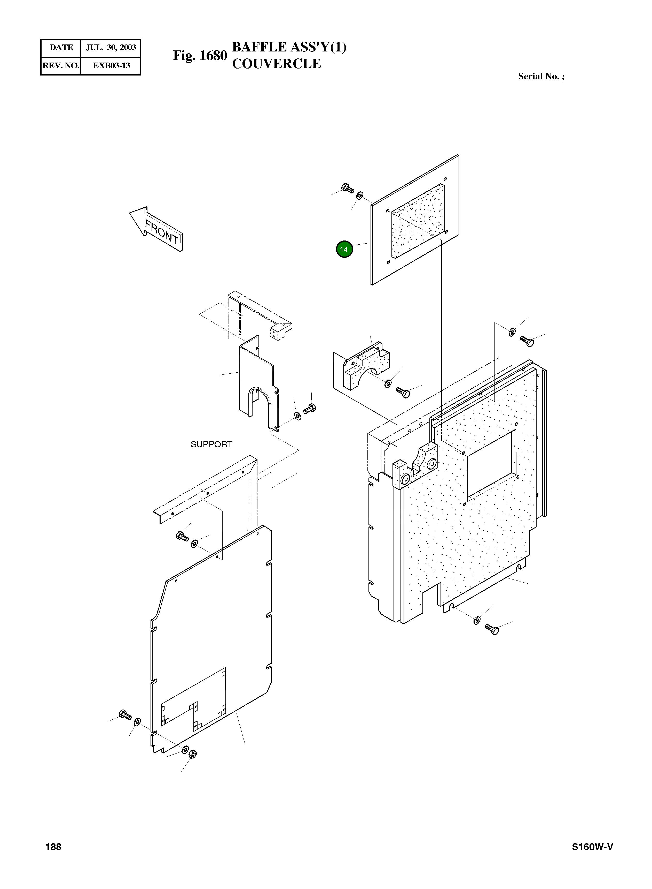 Крышка 2627-1331A  Komatsu
