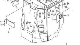 Крышка 42A-925-1211 Komatsu