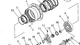 Шестерня FUFRP-1183-07 Komatsu