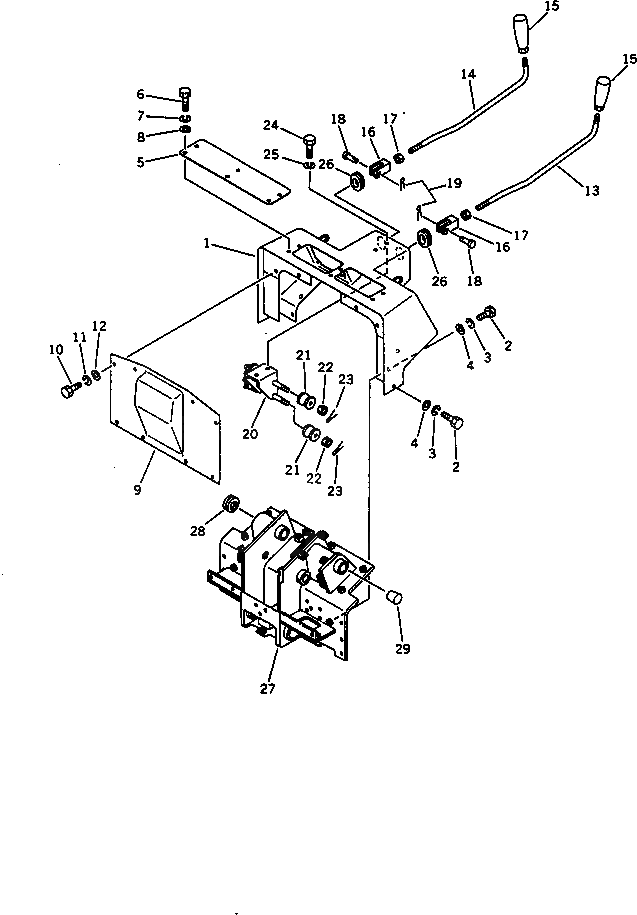 Крышка 144-34-24120 Komatsu