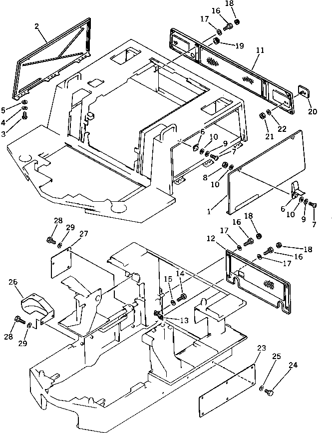 Крышка 362-54-24320 Komatsu