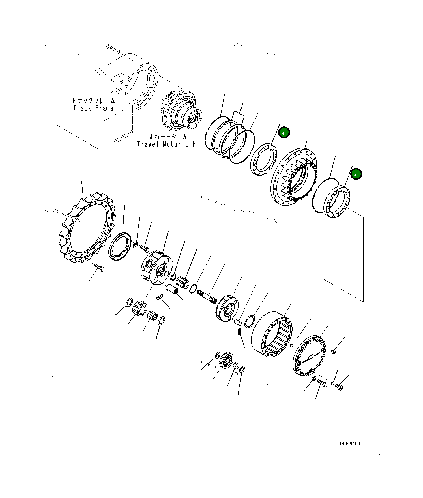Подшипник 20Y2741320 Komatsu