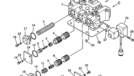 Золотник 711-20-16630 Komatsu