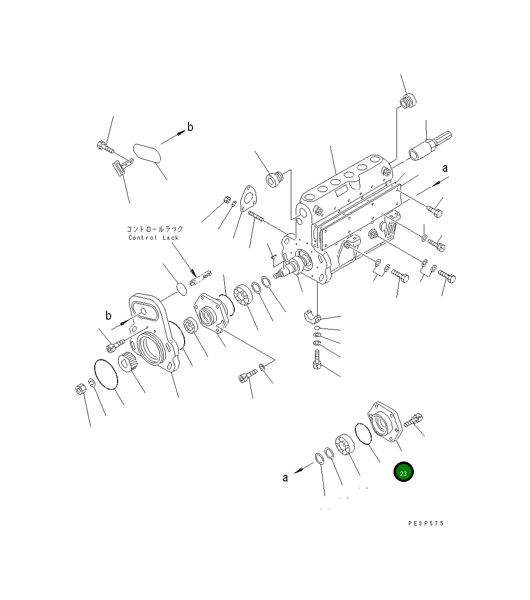 Крышка DK133316-3900 Komatsu