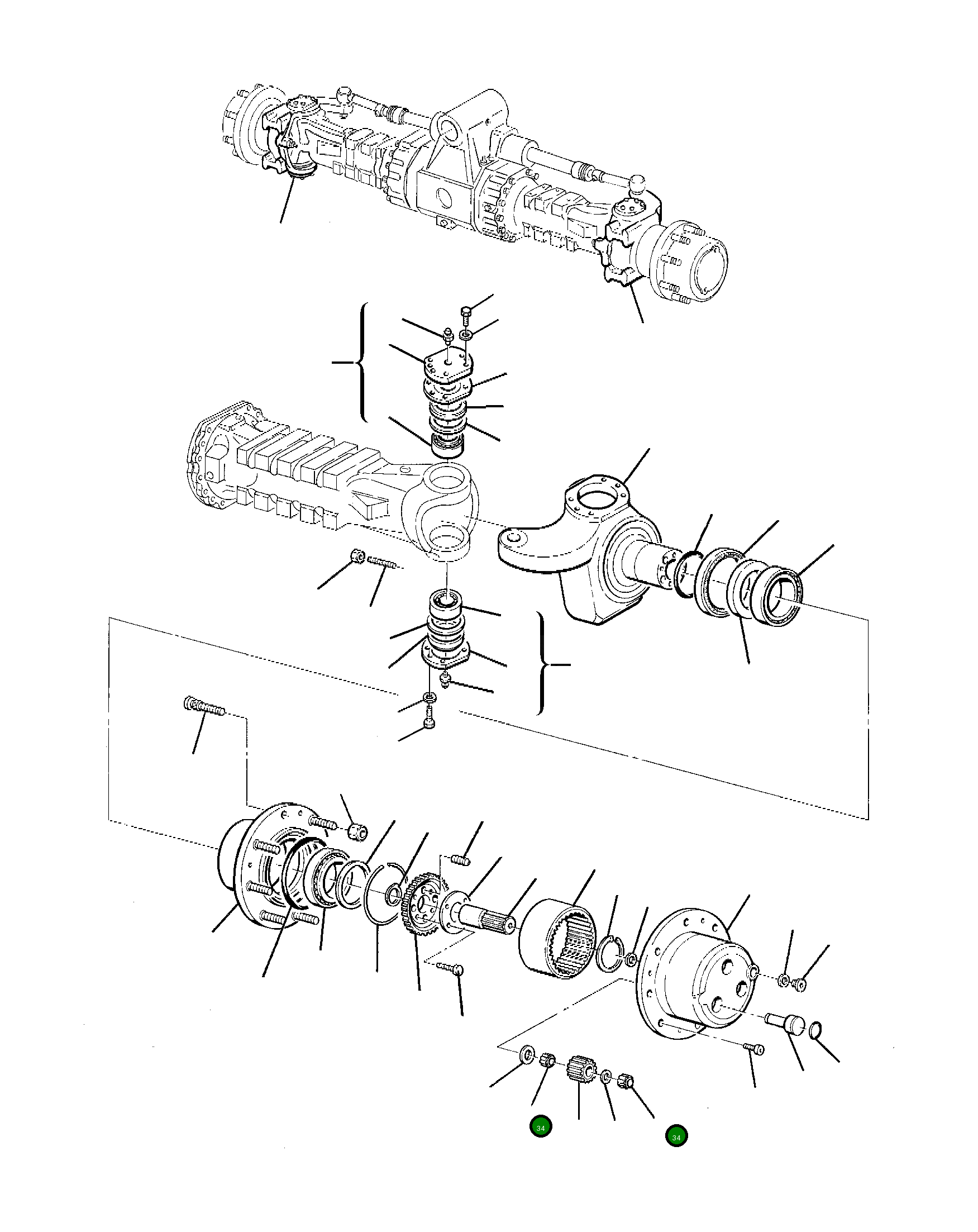 Подшипник 21D-23-12120 Komatsu