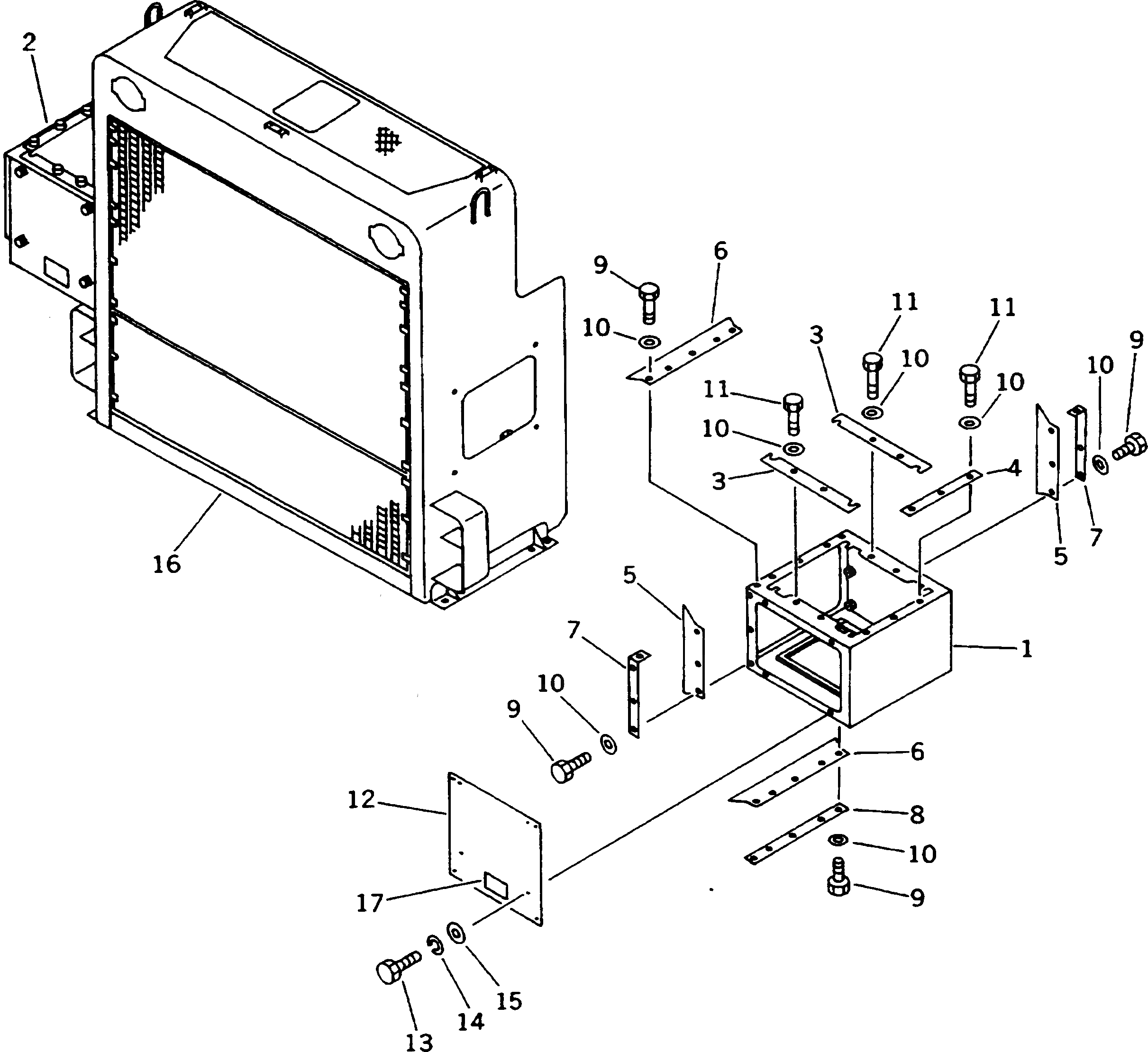 Крышка 581-95-59220 Komatsu