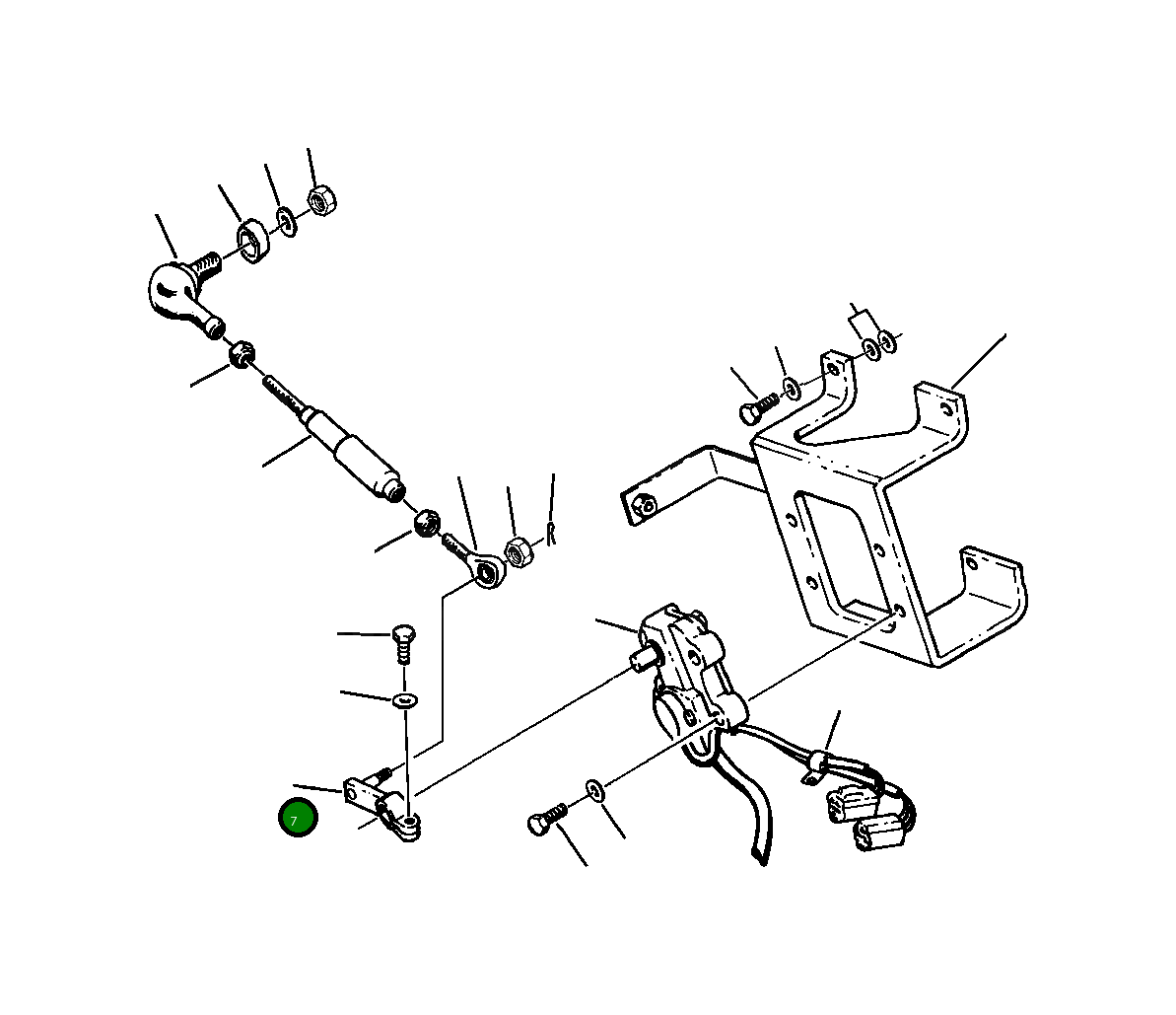 Рычаг 208-43-58121 Komatsu