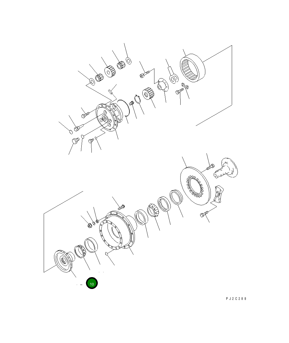 Подшипник 20G-22-22350 Komatsu