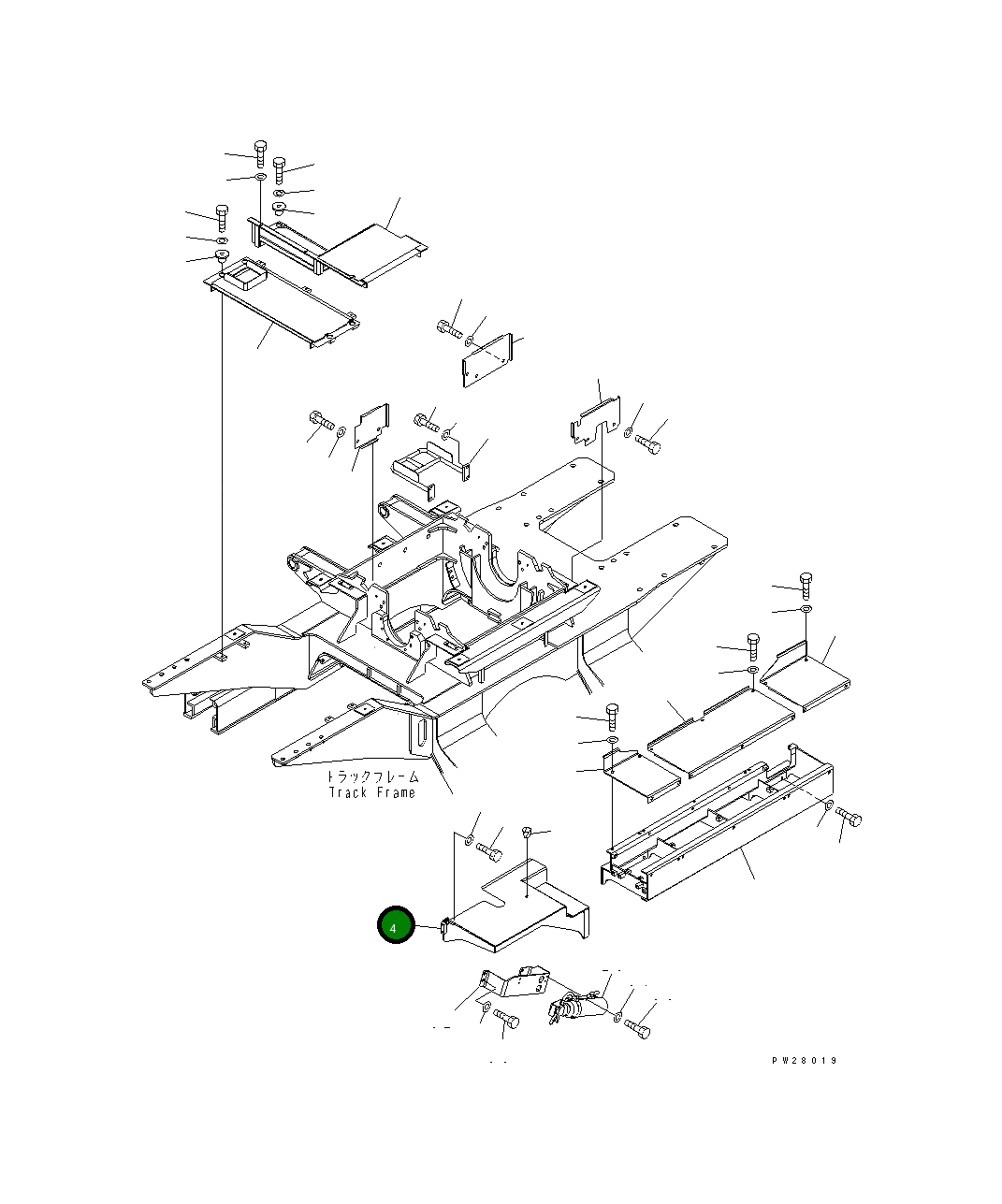 Крышка 8298-54-1533 Komatsu