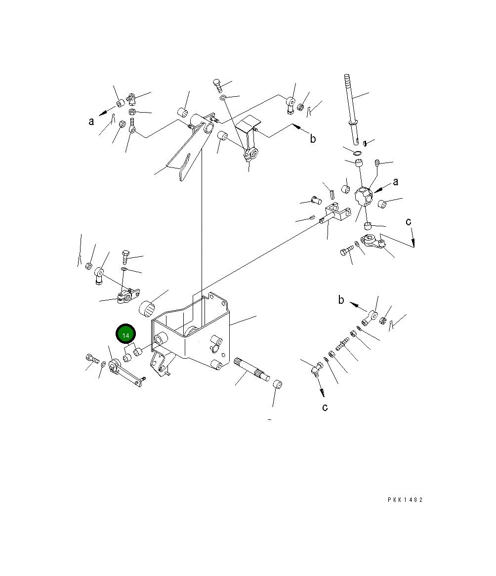 Подшипник 06123-01414 Komatsu