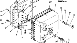 Бак 135-60-13120 Komatsu