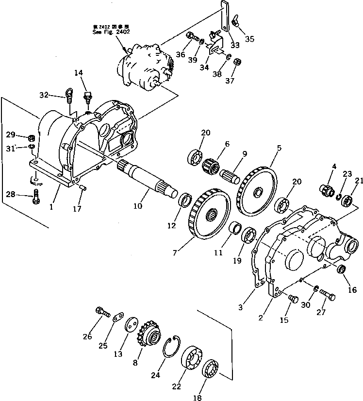 Рычаг 268-30-31850 Komatsu
