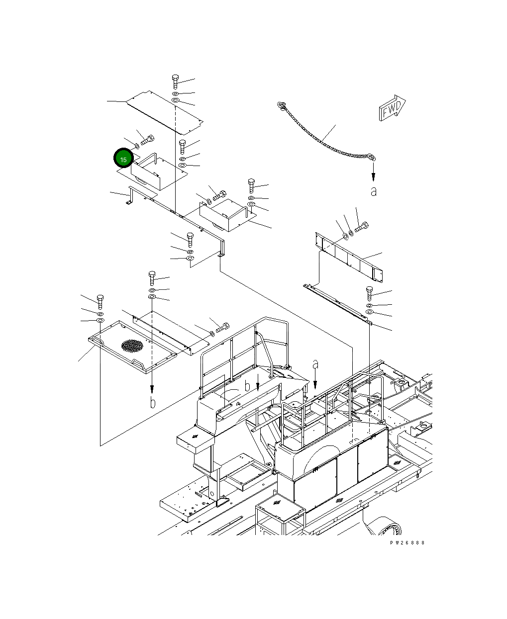 Крышка 8248-54-1871  Komatsu