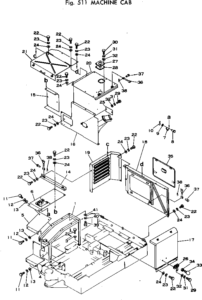 Крышка 20T-54-24121 Komatsu