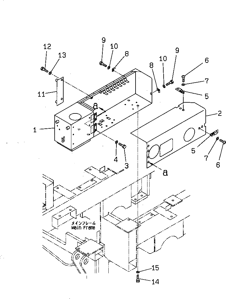 Крышка 262-54-62540 Komatsu