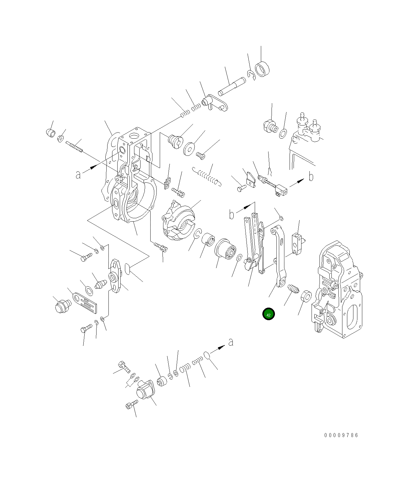 Рычаг DK154236-41 Komatsu
