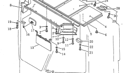 Крышка 418-923-1360 Komatsu