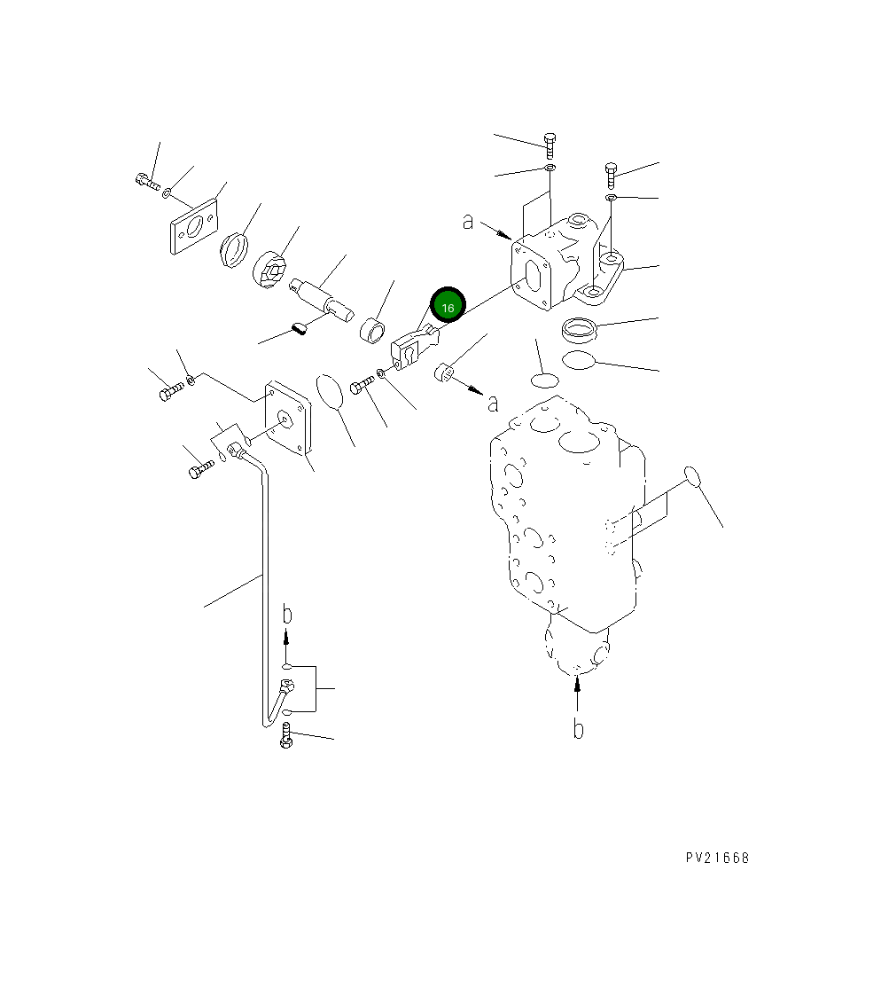 Рычаг 702-13-61641 Komatsu