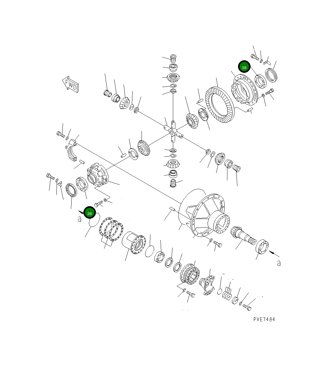 Подшипник 561-22-61960 Komatsu