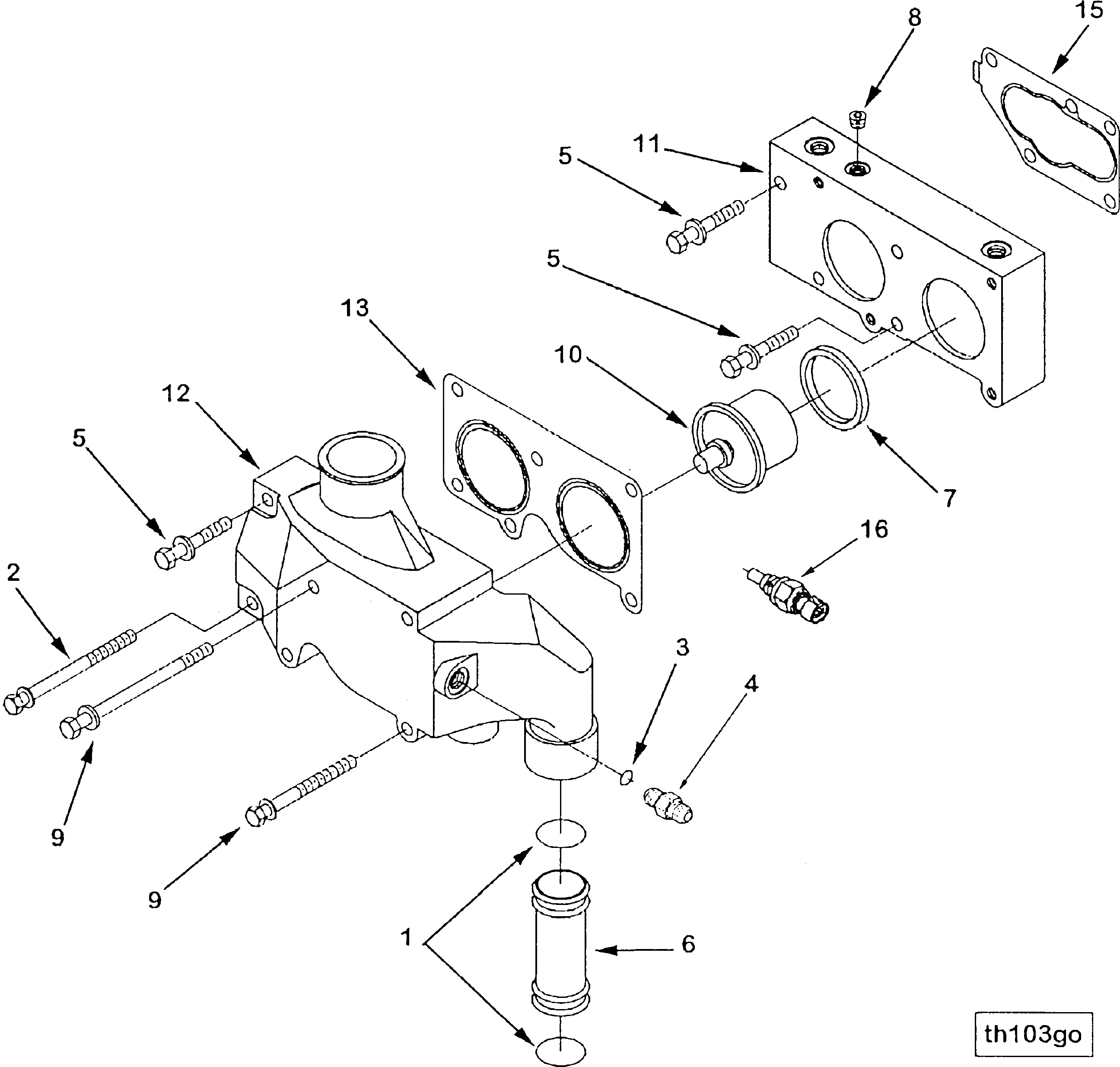 Крышка CU3865172 Komatsu