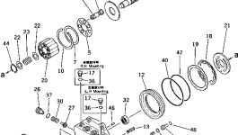 Вал TZ230F2002-00 Komatsu