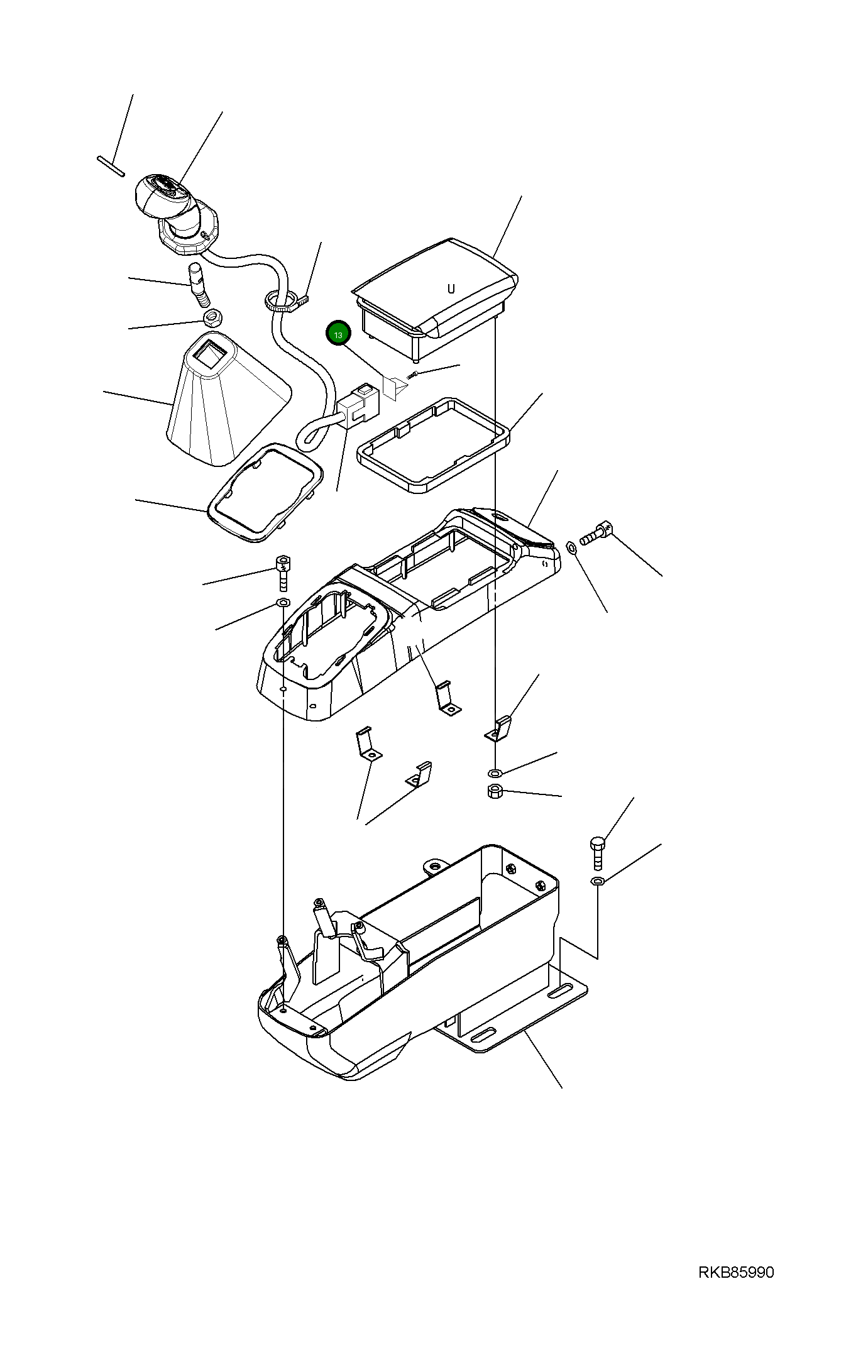 Рычаг 2A1-43-11210 Komatsu