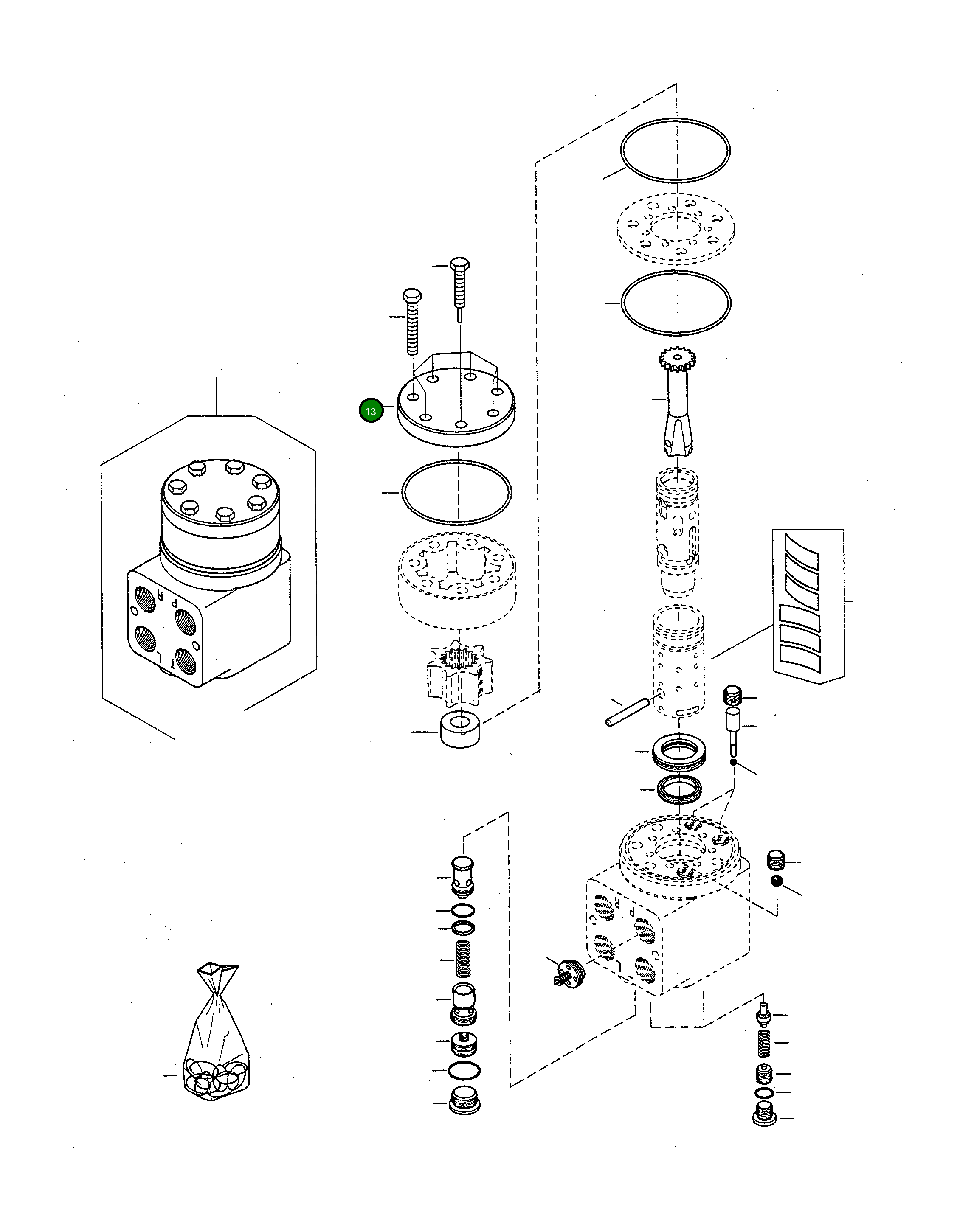 Крышка 4919758M1  Komatsu