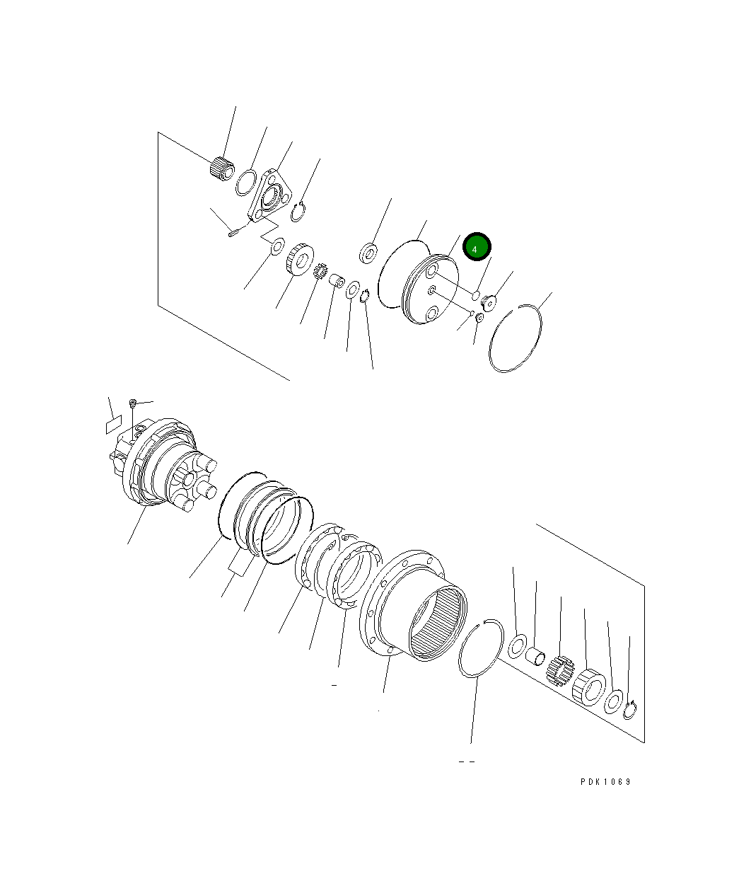 Крышка FUFZD-8339-02 Komatsu