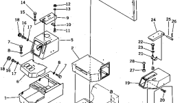 Крышка 419-54-12331  Komatsu