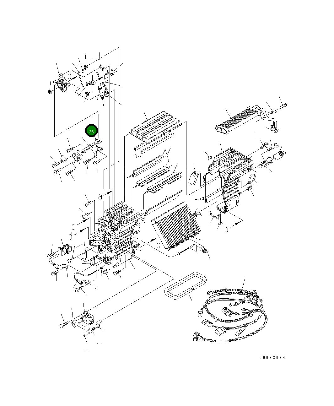 Рычаг AN51571-43840 Komatsu