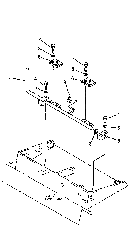 Рычаг 21S-43-11610 Komatsu