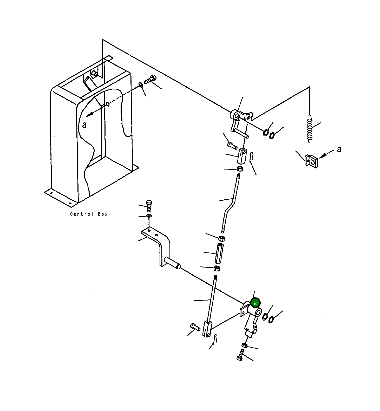 Рычаг 23B-43-12490 Komatsu