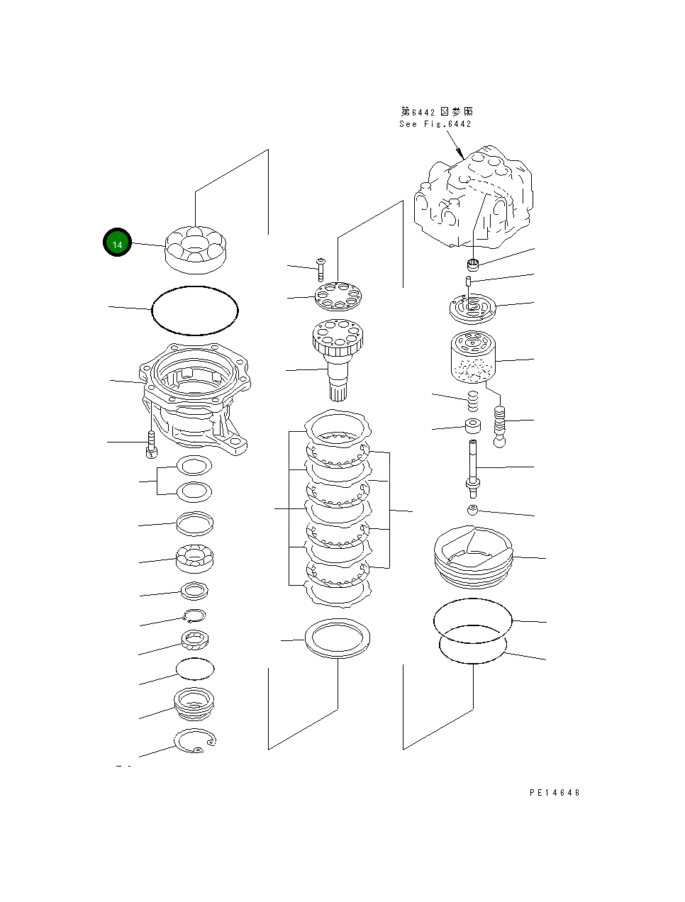 Подшипник 706-75-42880 Komatsu