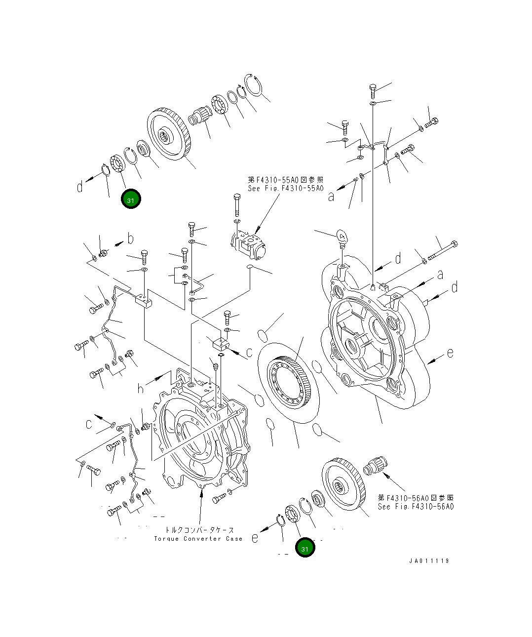 Подшипник 06032-00213 Komatsu