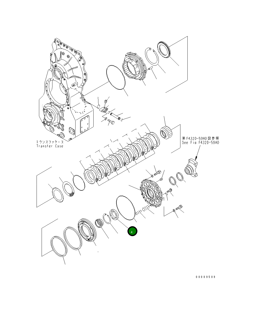 Подшипник 42C-32-19310 Komatsu