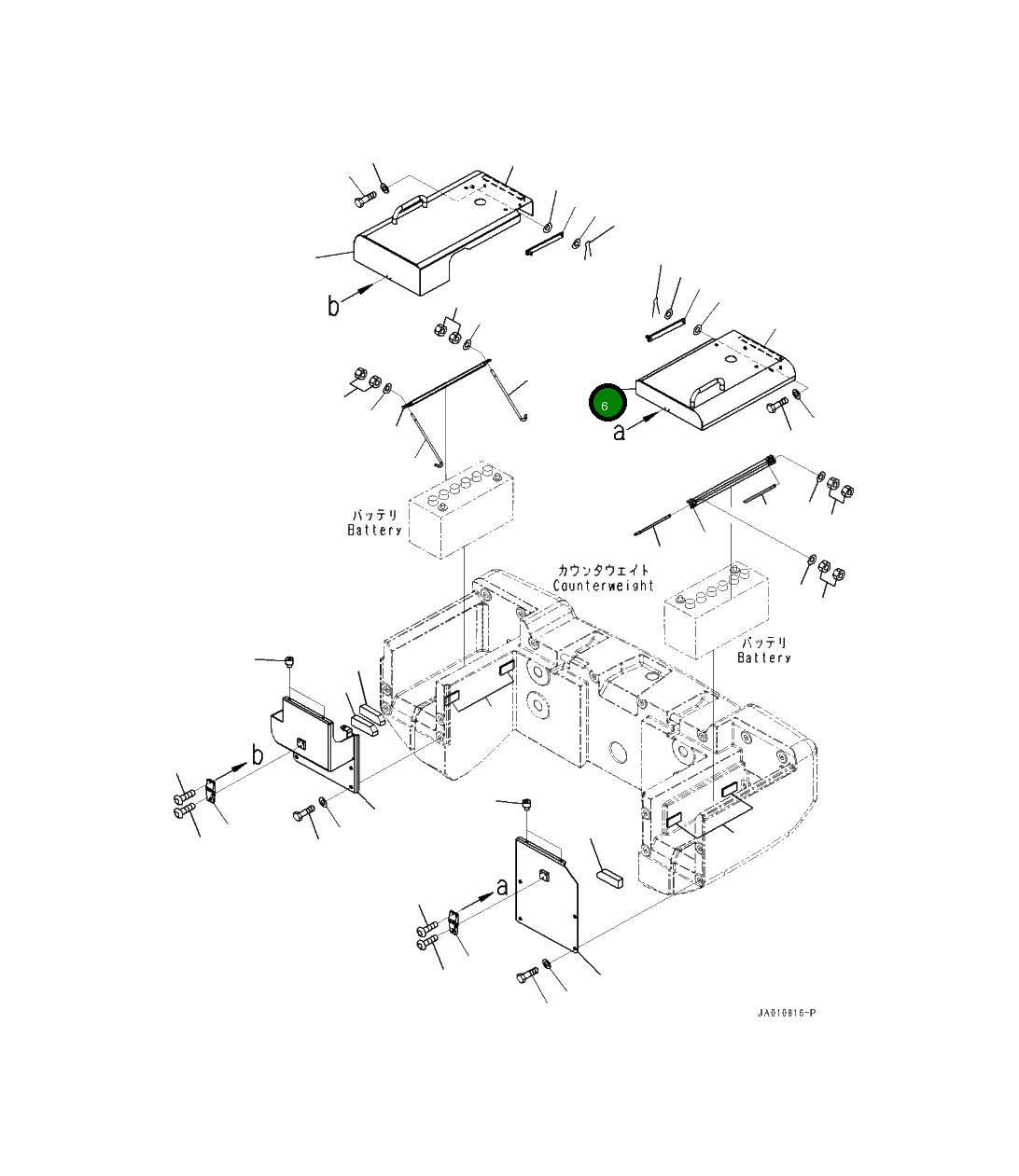 Крышка, LH 419-06-51131 Komatsu