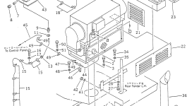 Крышка 41E-54-14620  Komatsu